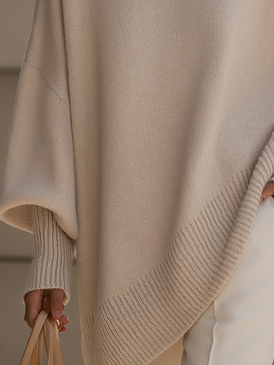 Amelia | Oversized Poncho Sweater