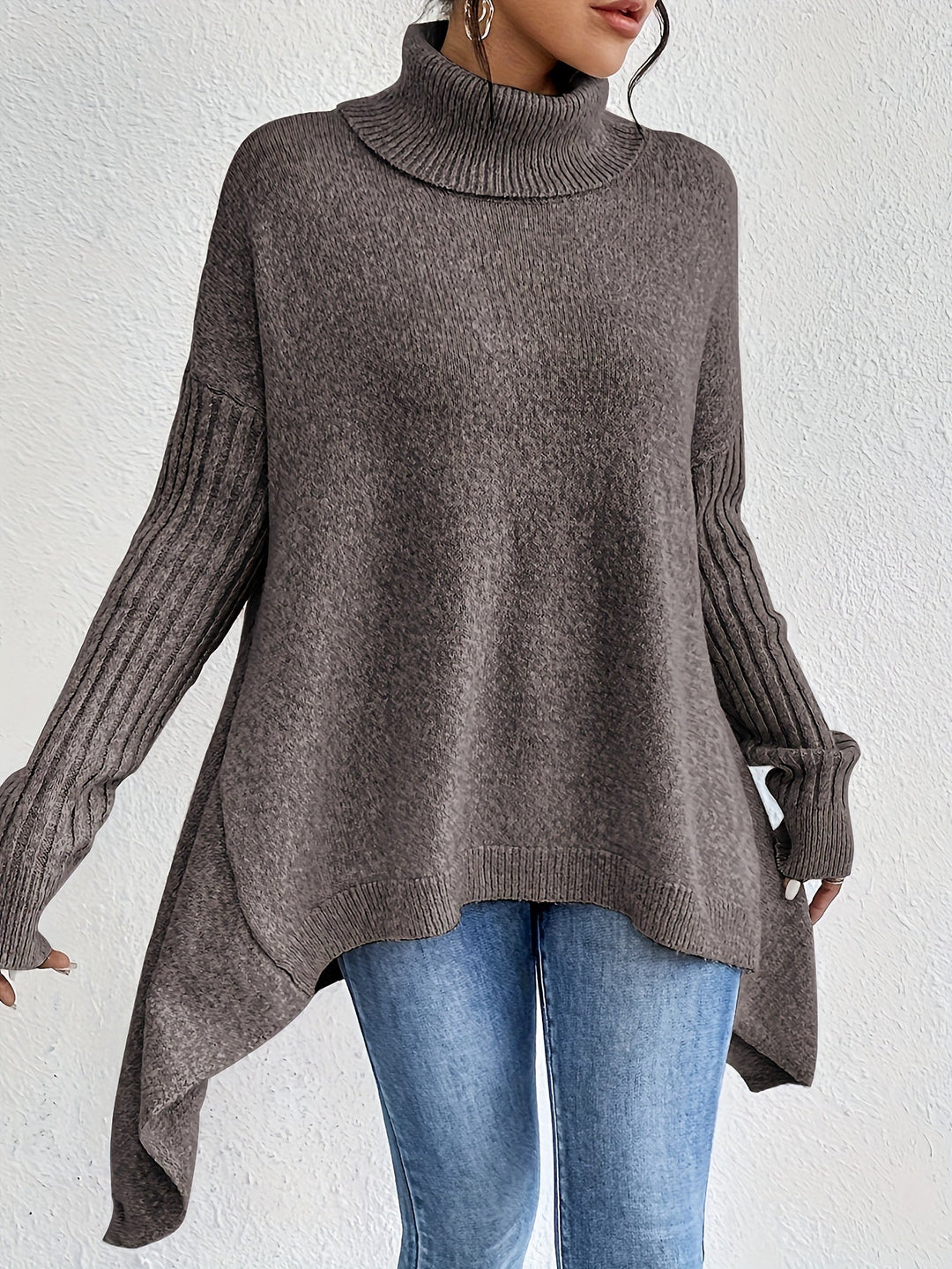 Sophia™ | Oversized turtleneck sweater