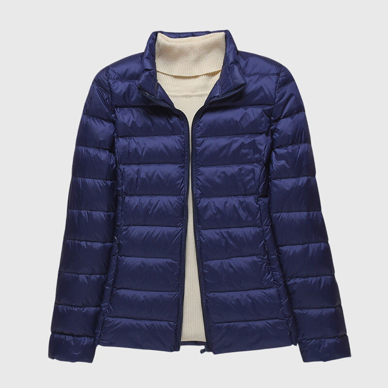 Women's Lightweight Quilted Down Puffer Jacket With Hood