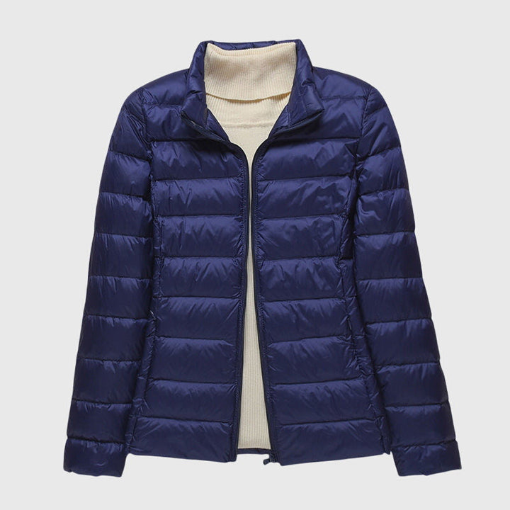 Women's Lightweight Quilted Down Puffer Jacket With Hood