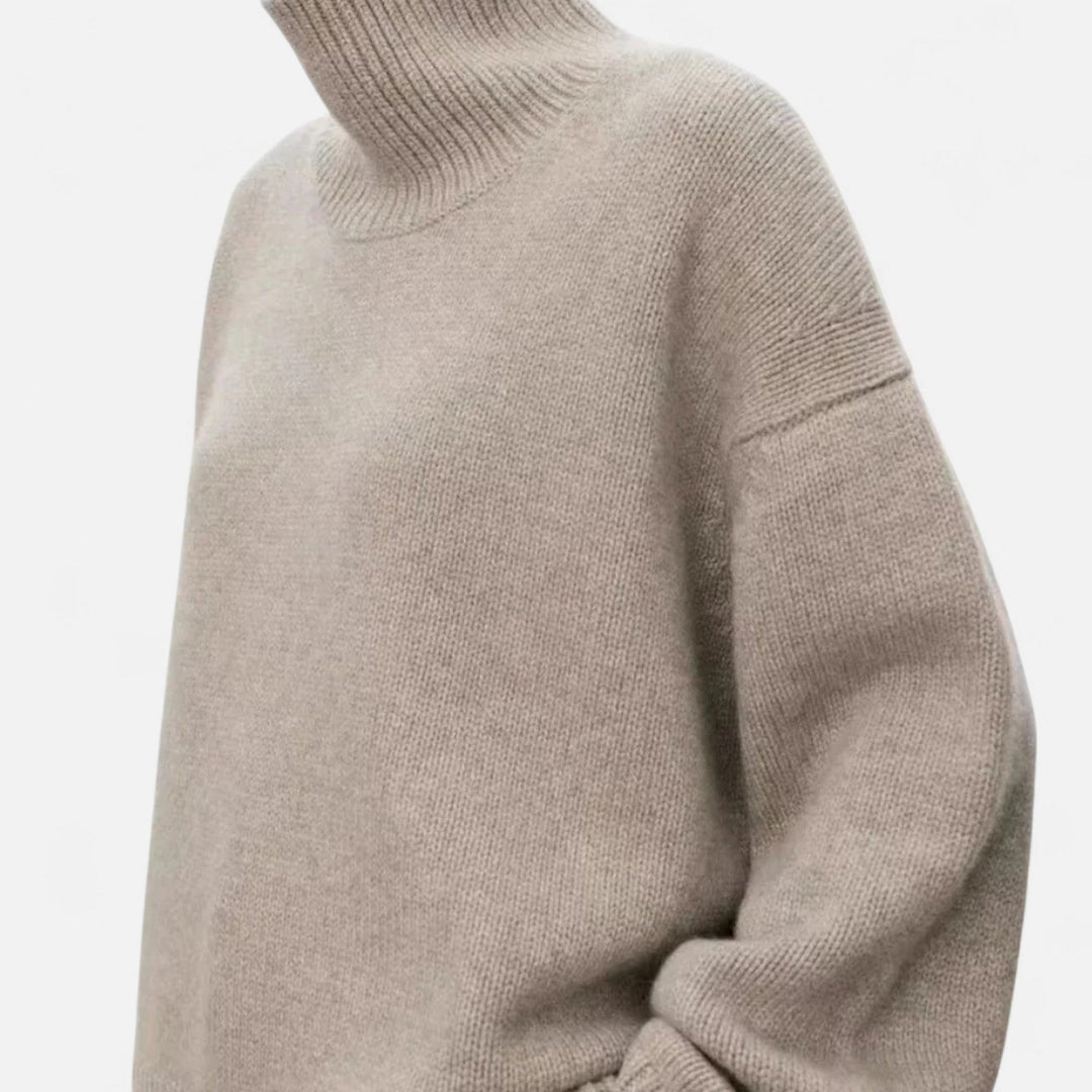 Women's Stylish Wool Turtleneck Sweater