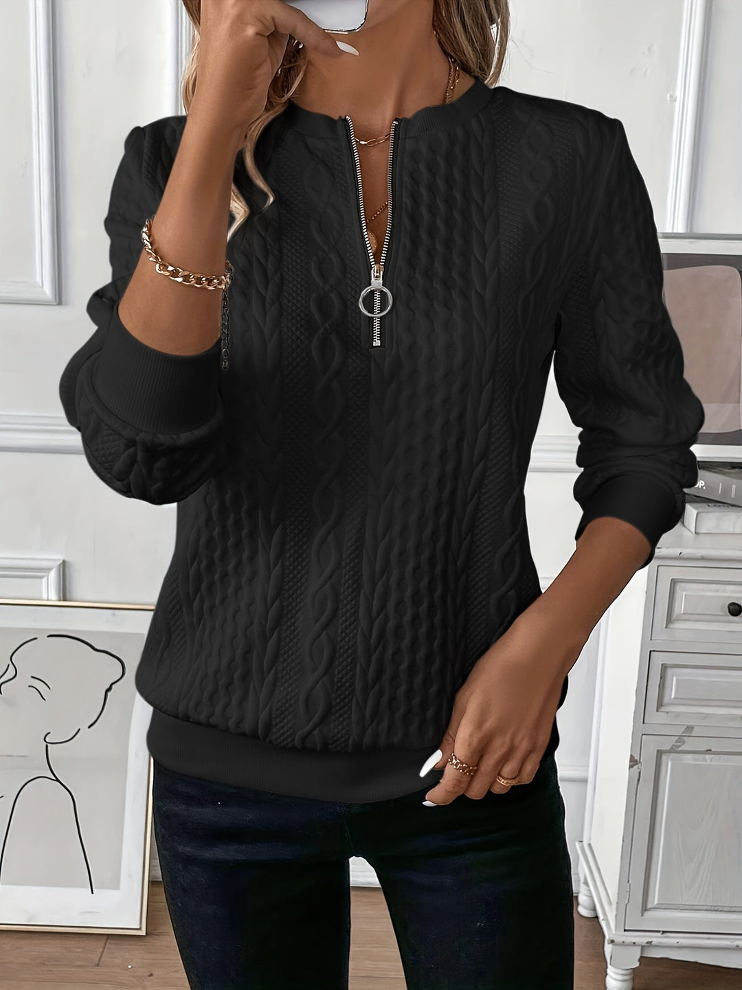 Women's Cosy Cable Knit Sweater
