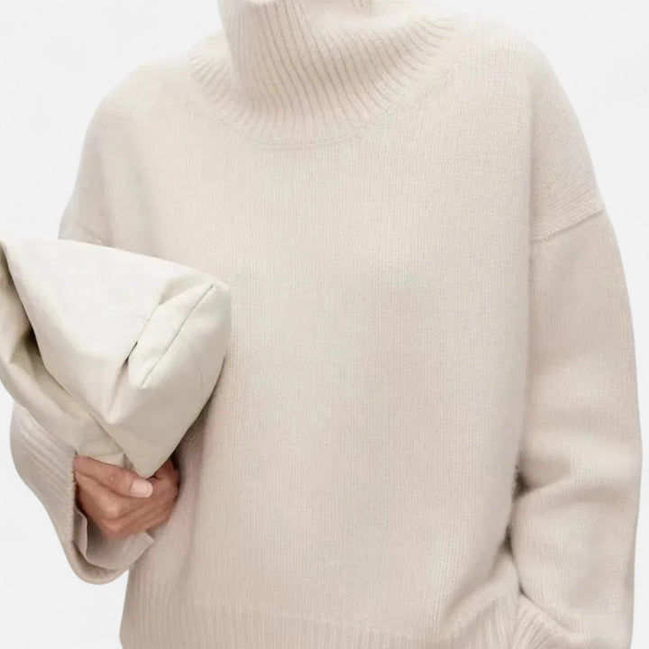 Women's Stylish Wool Turtleneck Sweater