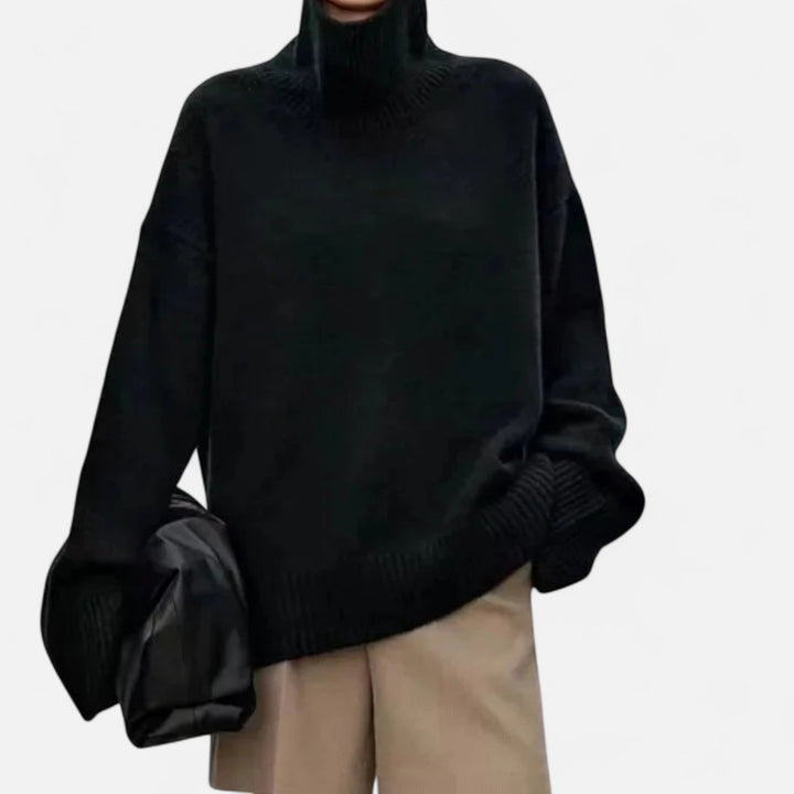 Women's Stylish Wool Turtleneck Sweater
