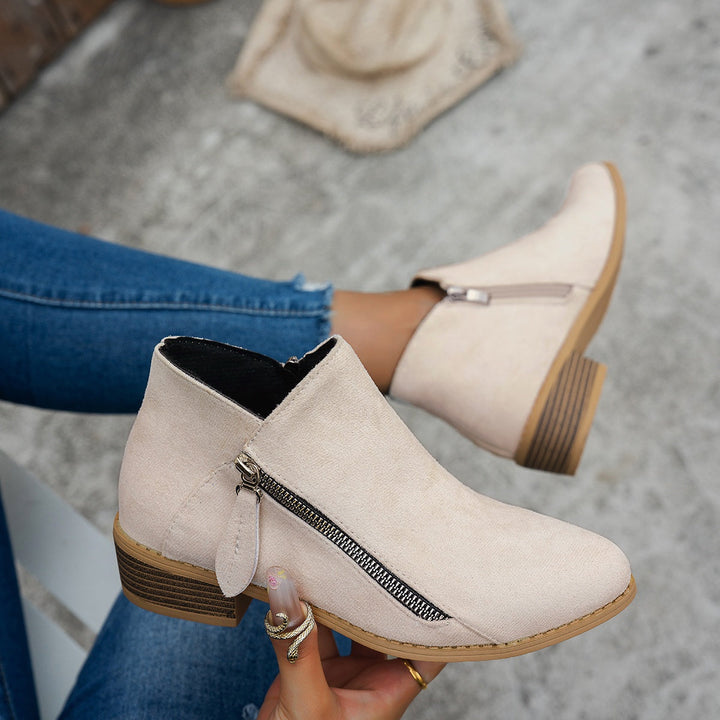 Women's Cosy Heeled Ankle Boots