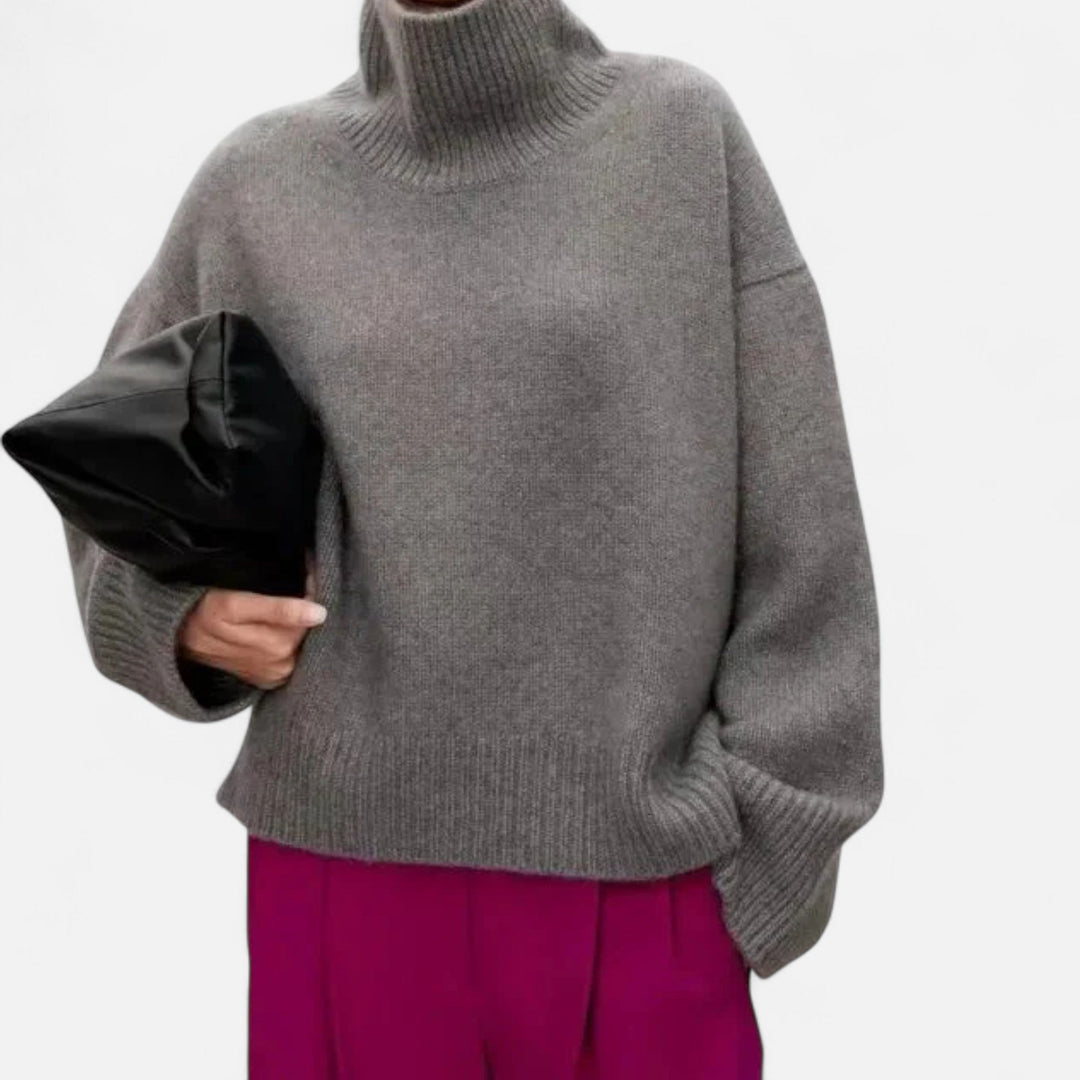 Women's Stylish Wool Turtleneck Sweater
