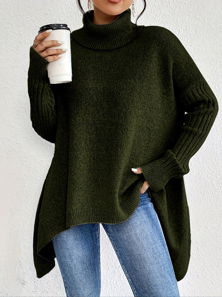 Sophia™ | Oversized turtleneck sweater
