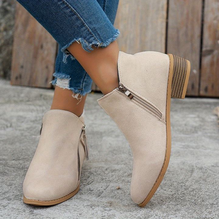 Women's Cosy Heeled Ankle Boots