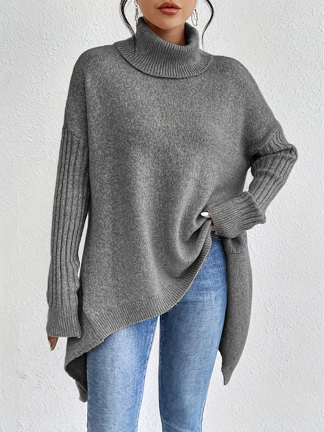 Sophia™ | Oversized turtleneck sweater