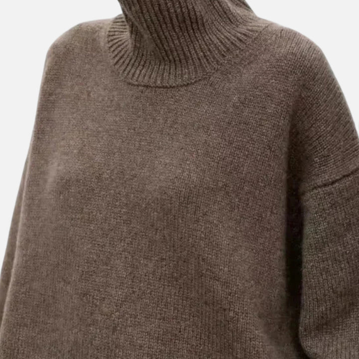 Women's Stylish Wool Turtleneck Sweater