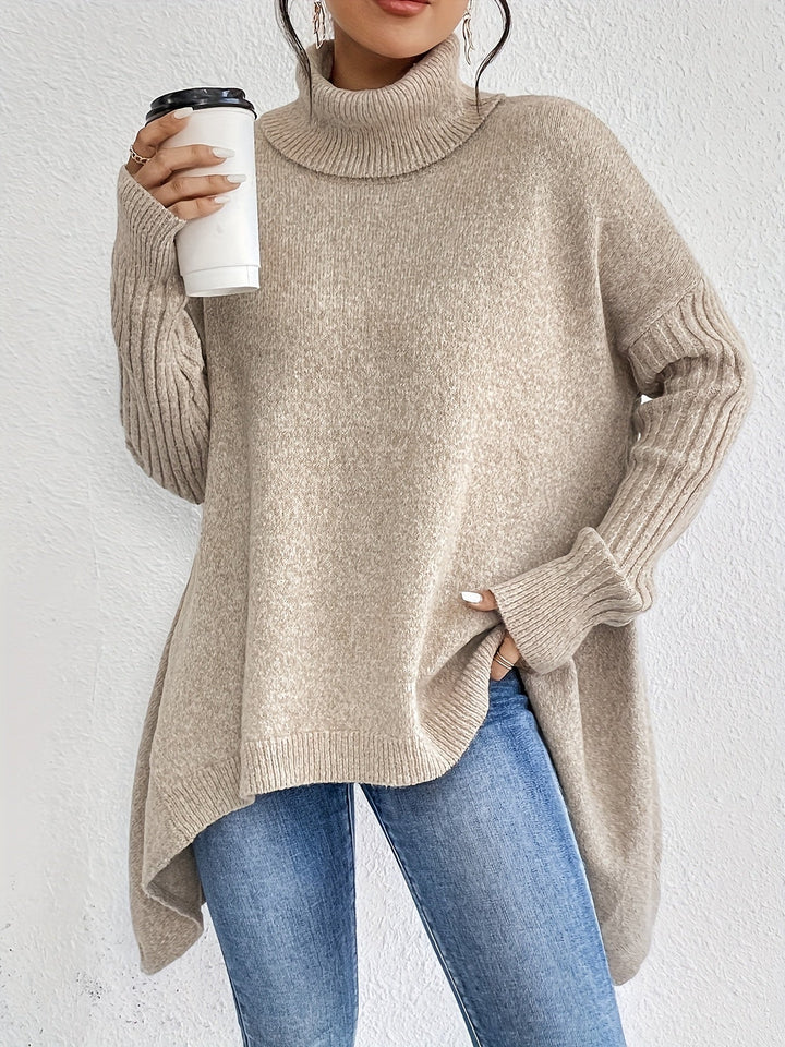 Sophia™ | Oversized turtleneck sweater
