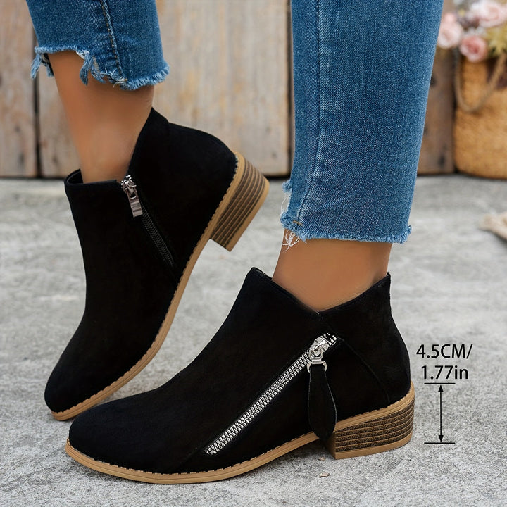 Women's Cosy Heeled Ankle Boots