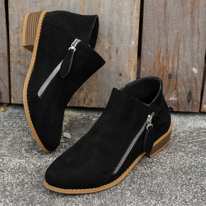 Women's Cosy Heeled Ankle Boots