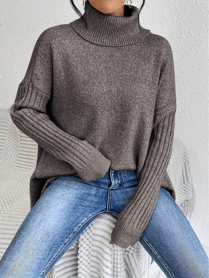 Sophia™ | Oversized turtleneck sweater