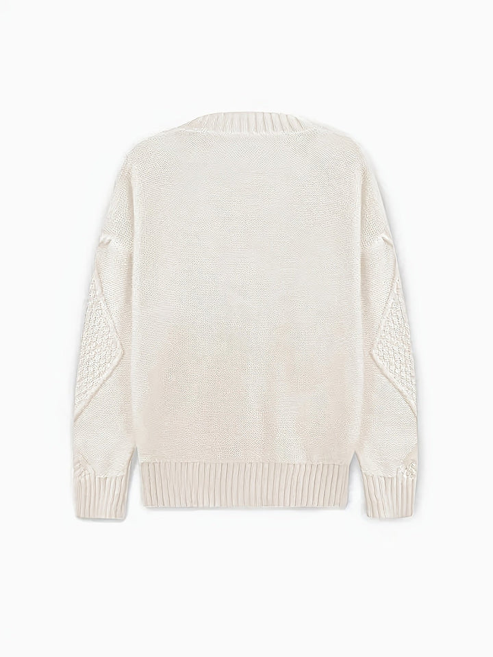 Women's Stylish Cable Knit Button Up Cardigan