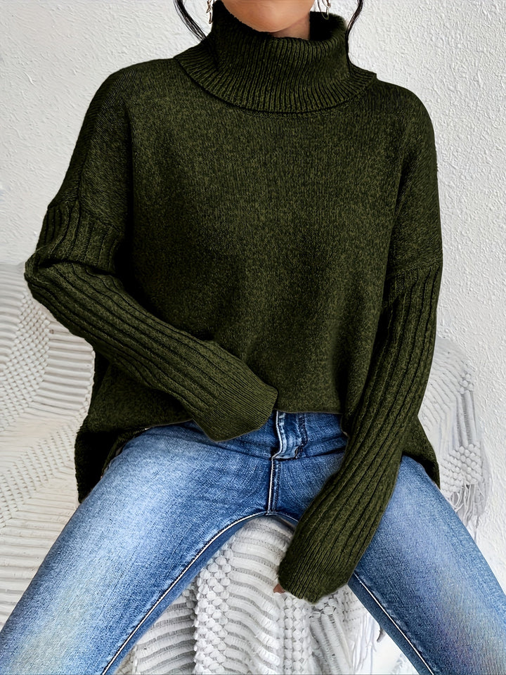 Sophia™ | Oversized turtleneck sweater