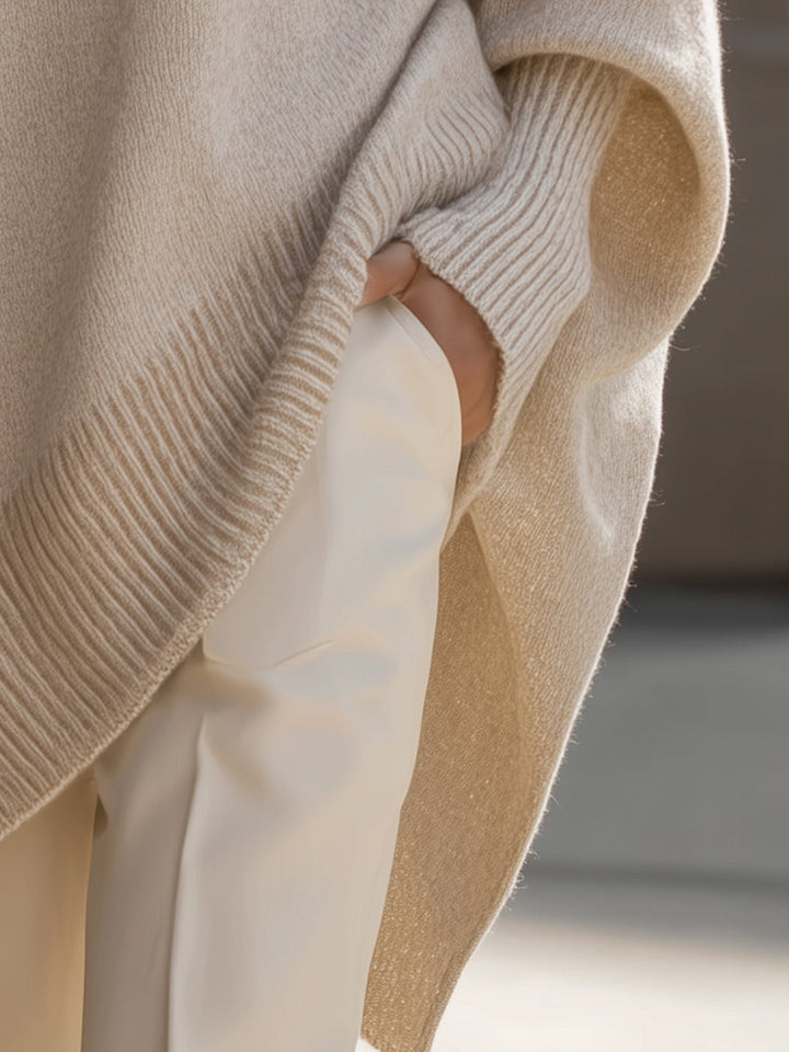 Amelia | Oversized Poncho Sweater