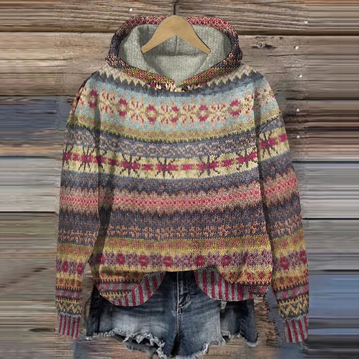 Emma™ | Timeless patterned hoodie