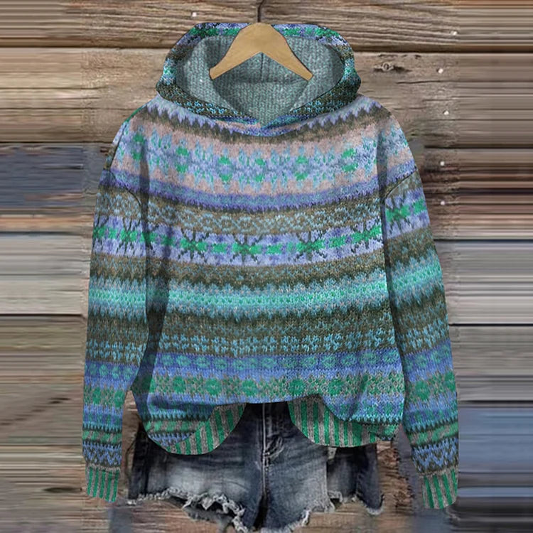 Emma™ | Timeless patterned hoodie