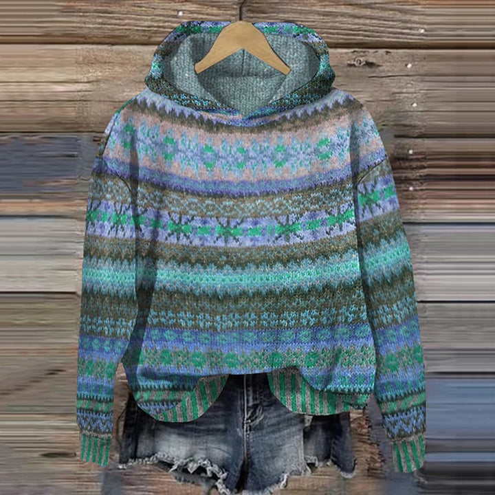 Emma™ | Timeless patterned hoodie