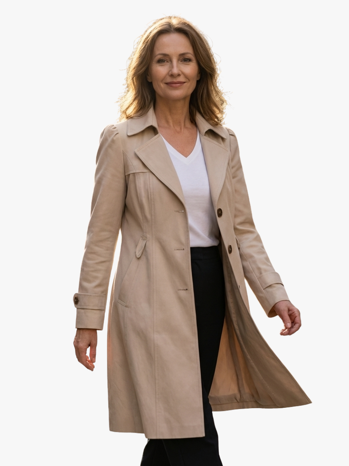 Women's Stylish Long Trench Coat