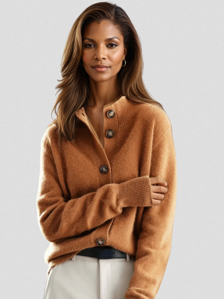 Women's Relaxed Button Down Knit Cardigan