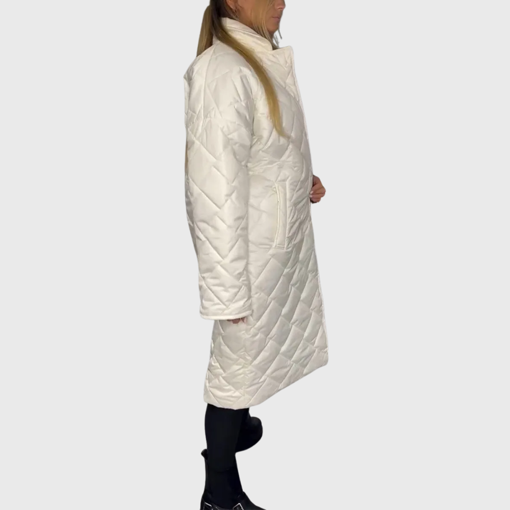 Women's Chic Long Quilted Puffer Jacket