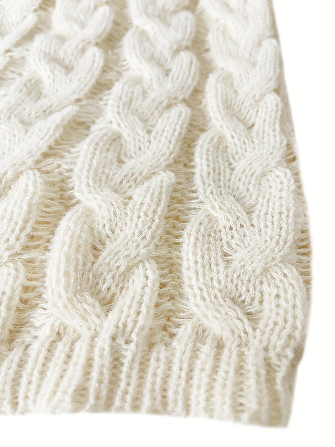 Women's Relaxed Cable Knit Sweater