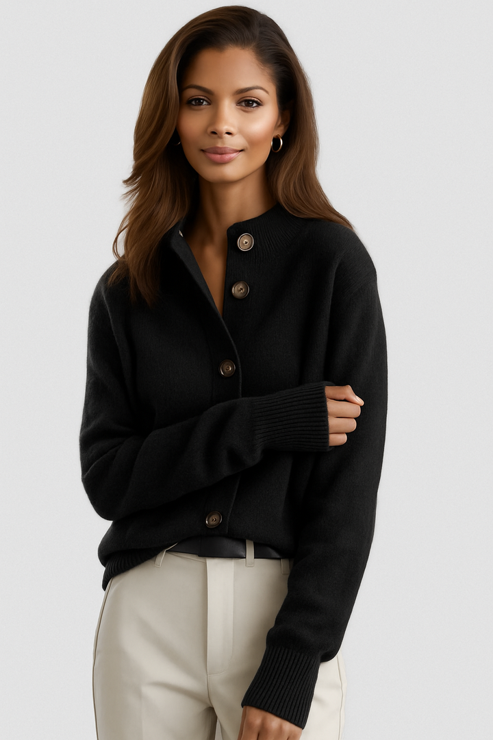 Women's Relaxed Button Down Knit Cardigan