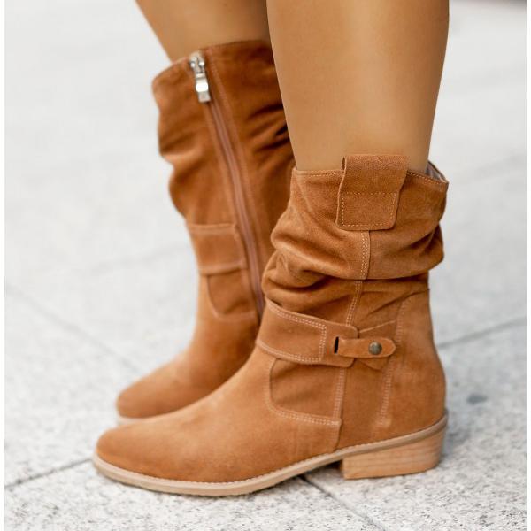Women's Tailored Suede Ankle Boots