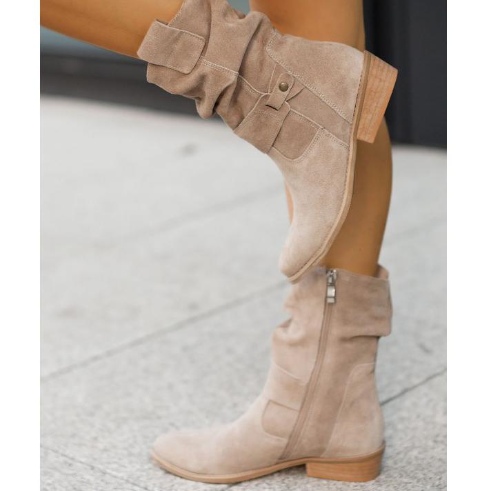 Women's Tailored Suede Ankle Boots