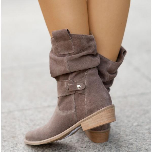 Women's Tailored Suede Ankle Boots