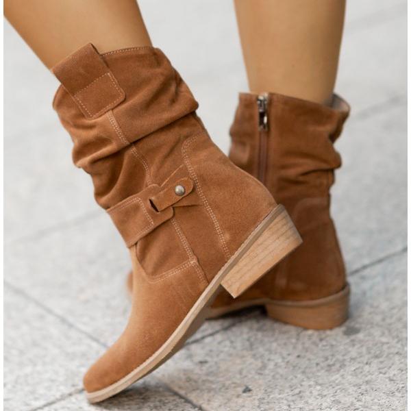 Women's Tailored Suede Ankle Boots