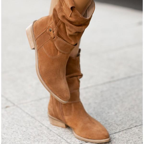 Women's Tailored Suede Ankle Boots