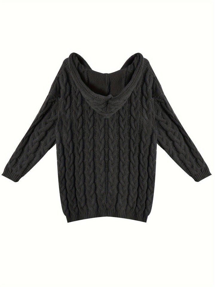 Women's Relaxed Cable Knit Sweater