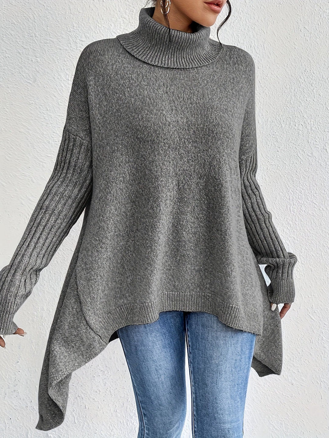 Sophia™ | Oversized turtleneck sweater