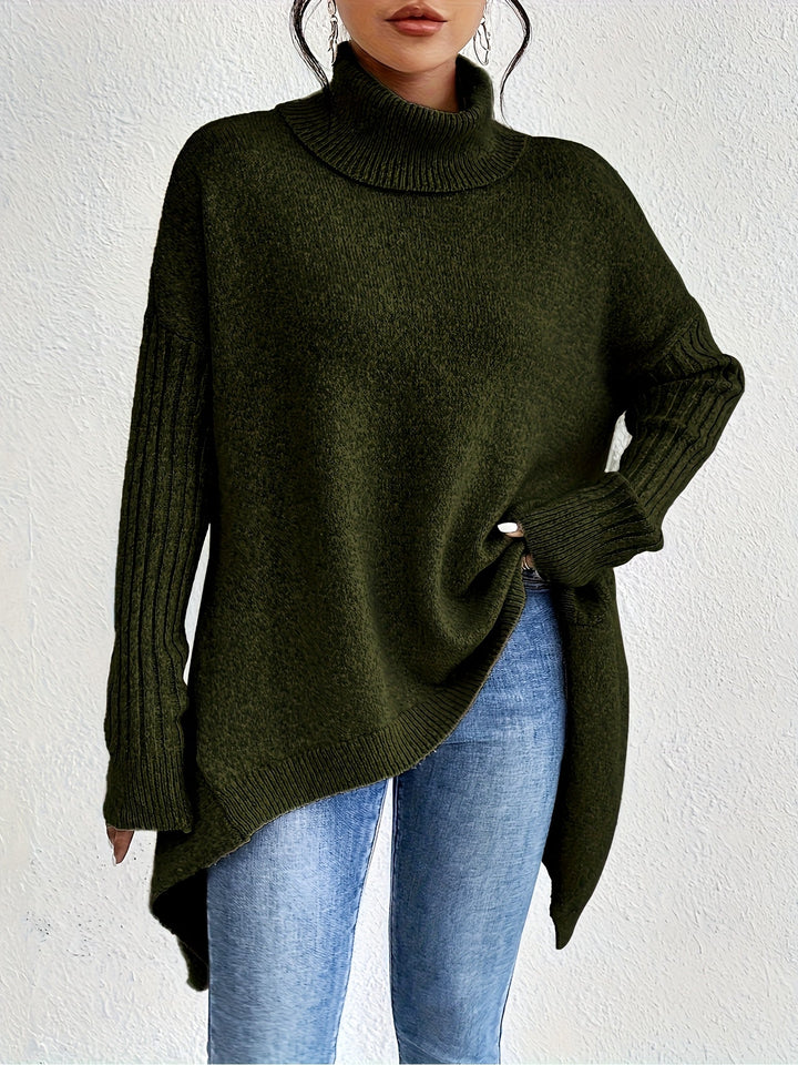 Sophia™ | Oversized turtleneck sweater