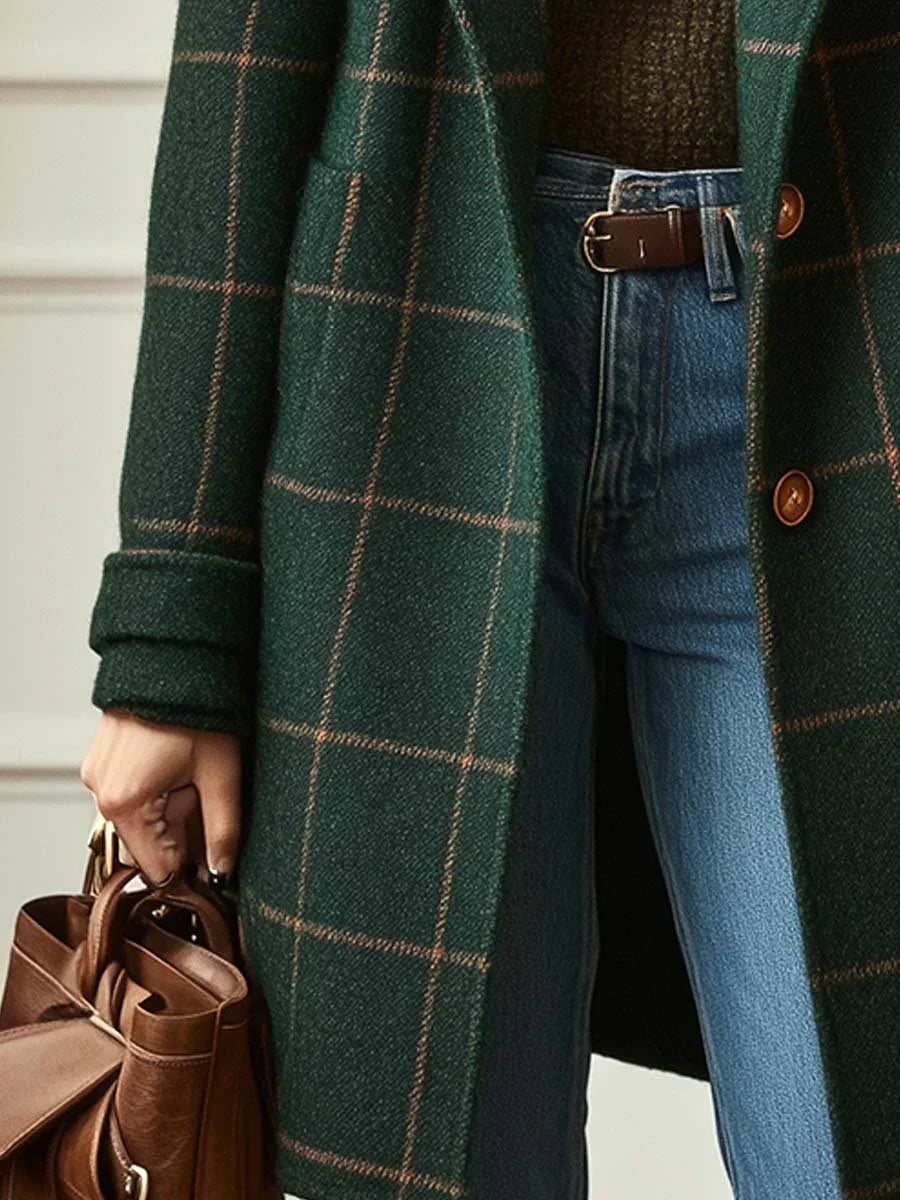 Women's Elegant Oversized Wool Long Coat