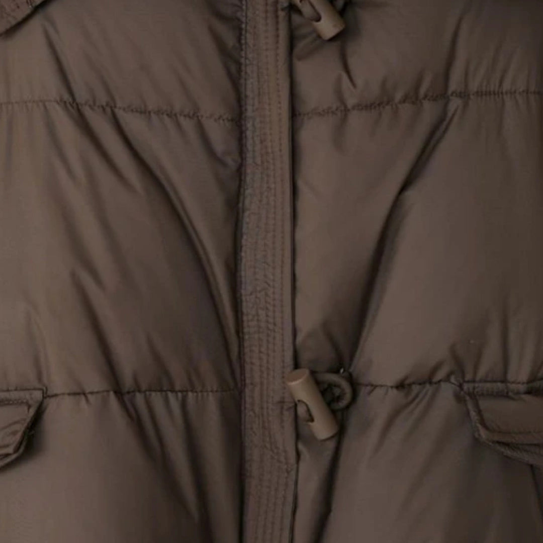 Women's Stylish Puffer Jacket with Fur Collar