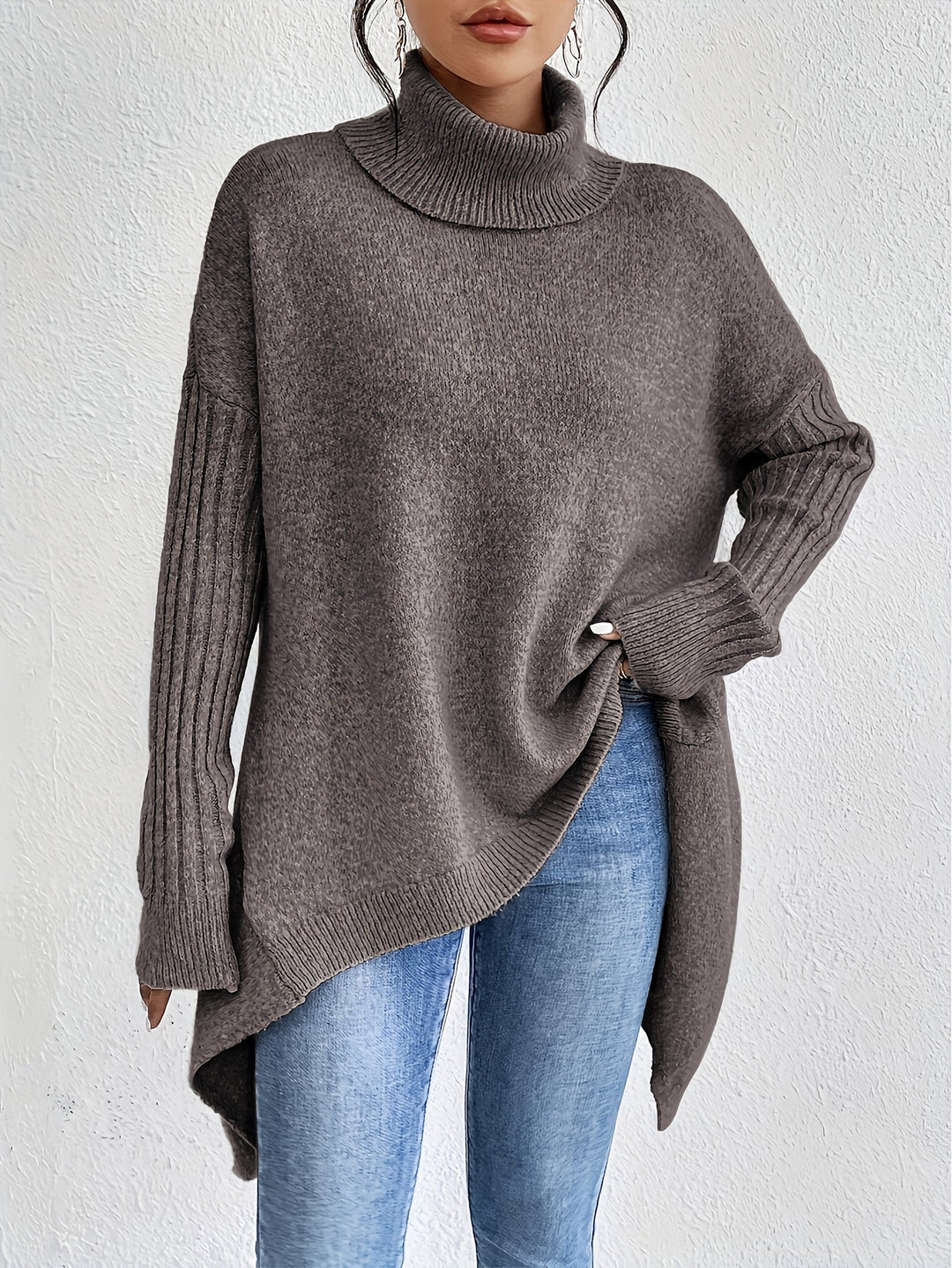 Sophia™ | Oversized turtleneck sweater