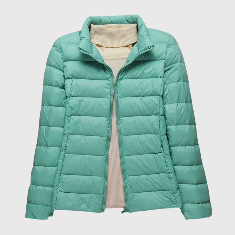 Women's Lightweight Quilted Down Puffer Jacket With Hood
