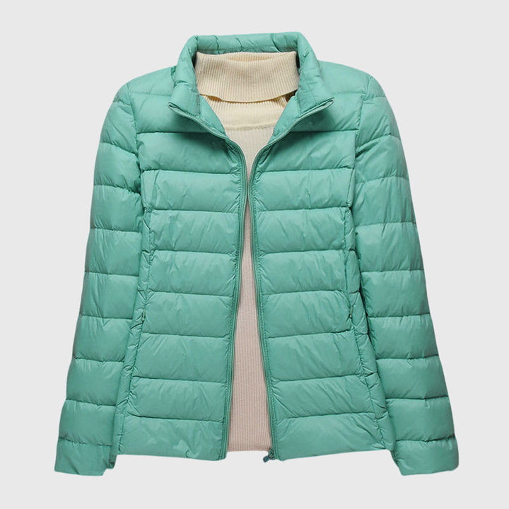 Women's Lightweight Quilted Down Puffer Jacket With Hood