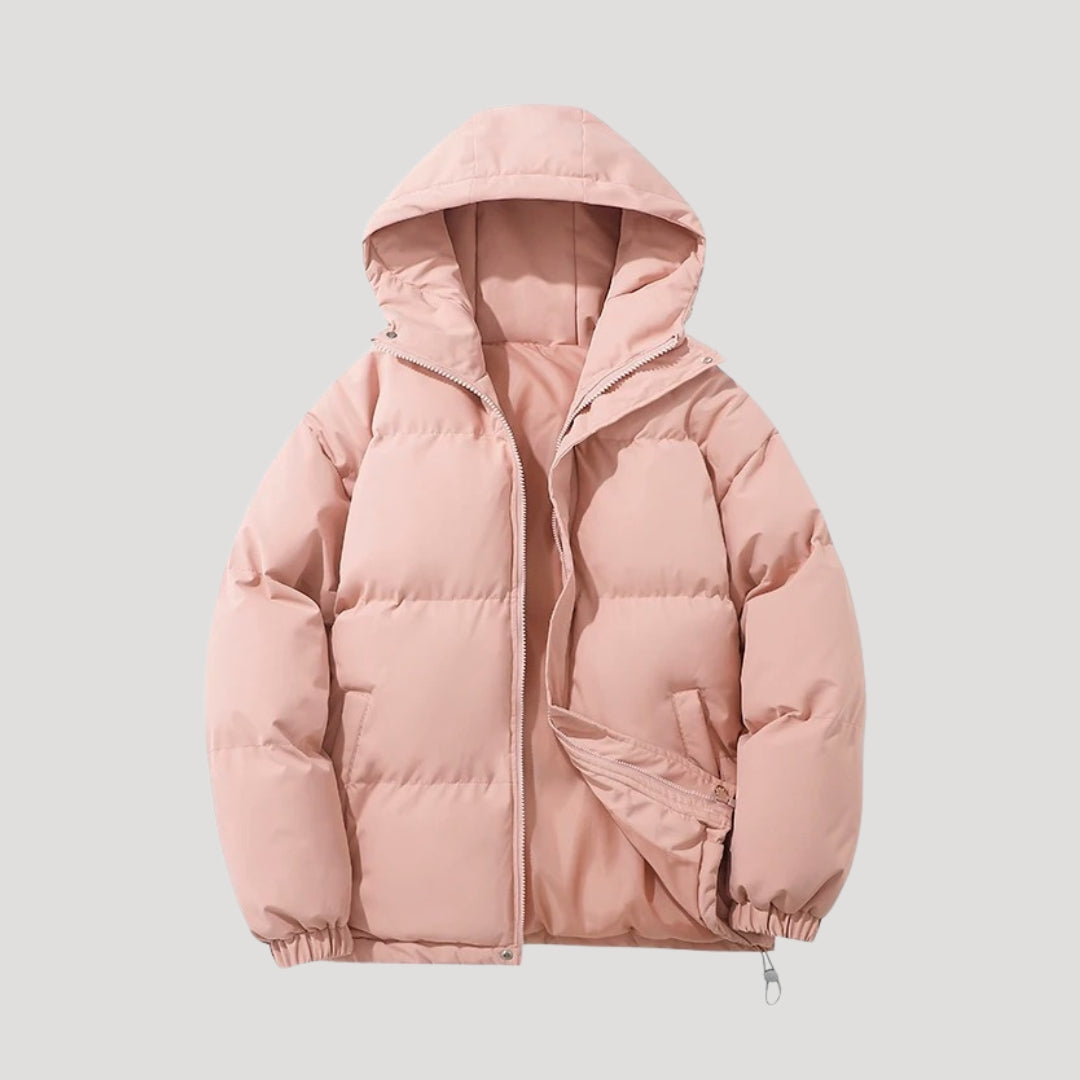 Women's Modern Quilted Hooded Puffer Jacket