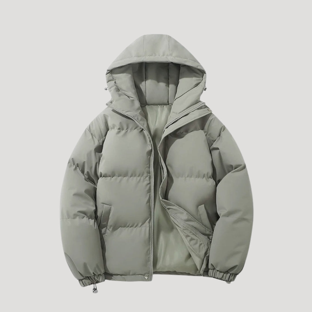 Women's Modern Quilted Hooded Puffer Jacket