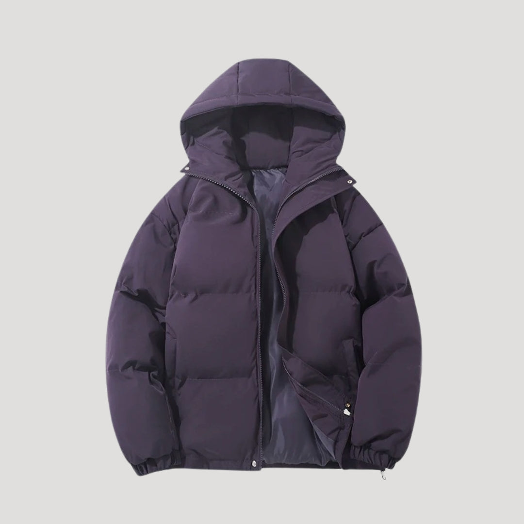 Women's Modern Quilted Hooded Puffer Jacket