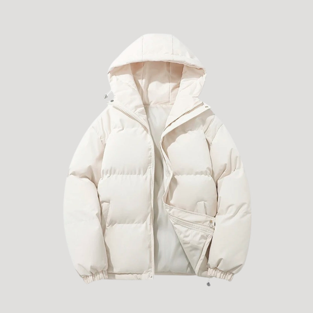 Women's Modern Quilted Hooded Puffer Jacket