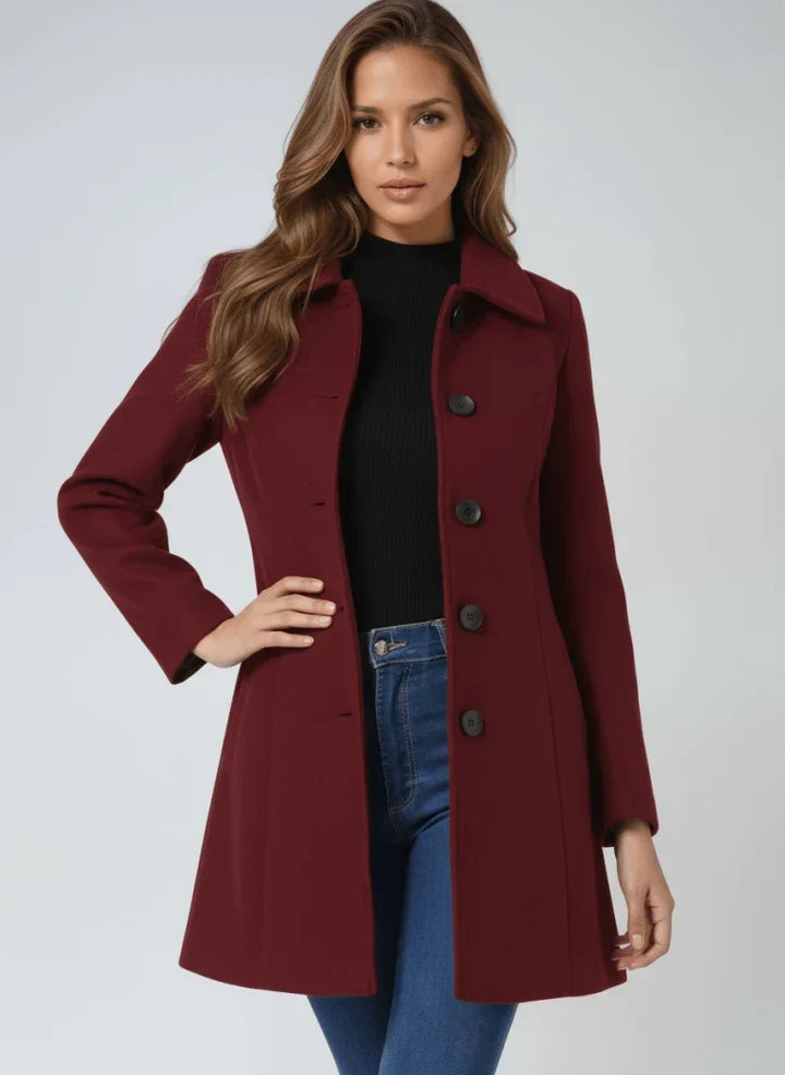 Women's Stylish Long Wool Coat