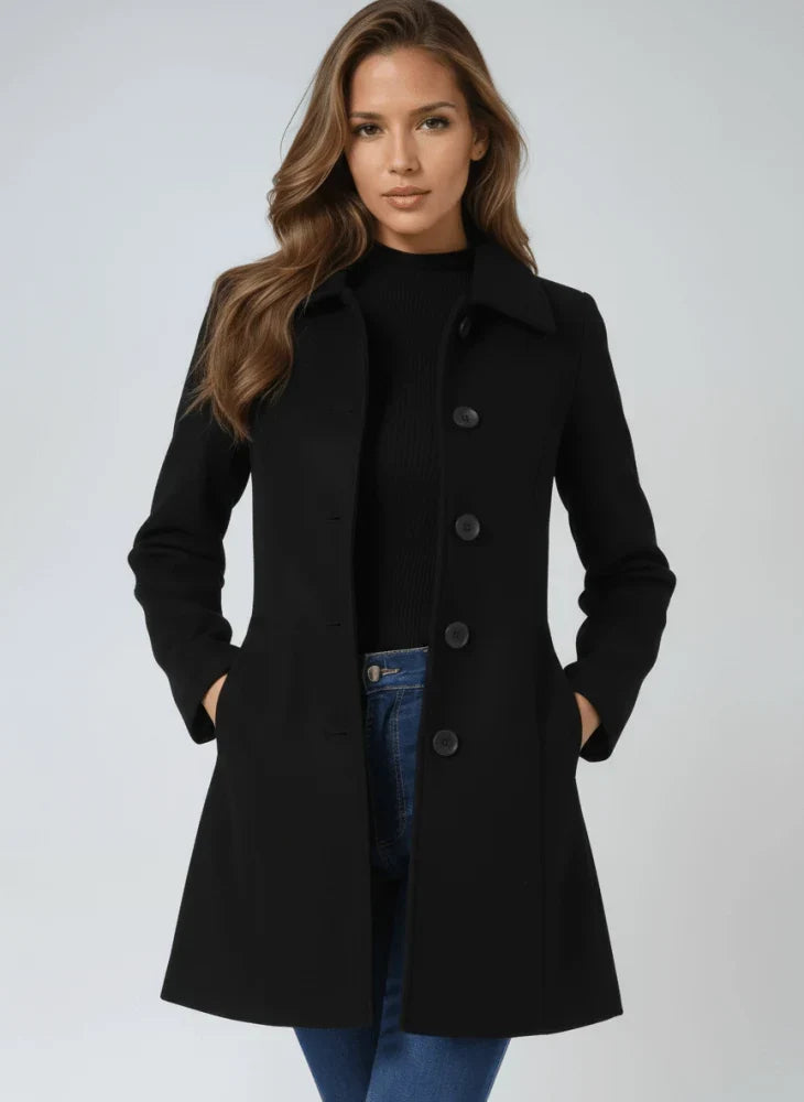 Women's Stylish Long Wool Coat