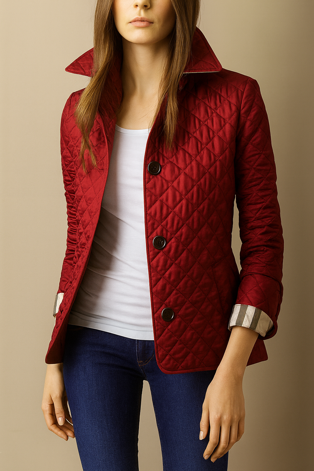 Women's Chic Quilted Puffer Jacket