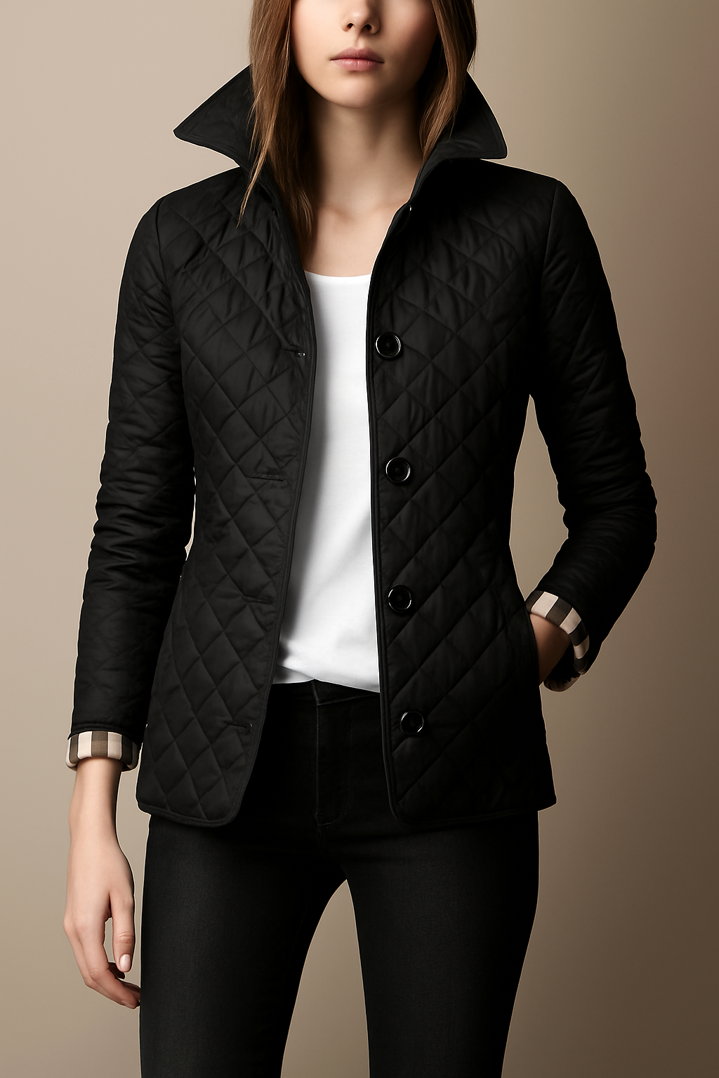 Women's Chic Quilted Puffer Jacket